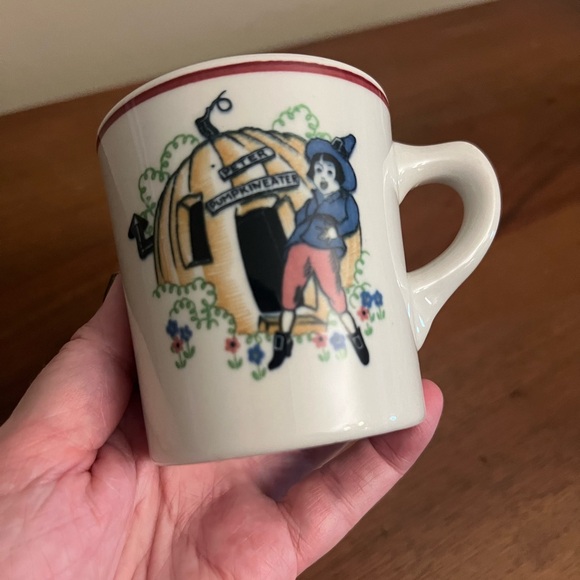 Vintage Ceramic Peter Peter Pumpkin Eater Mug by Shenango China - Picture 3 of 6